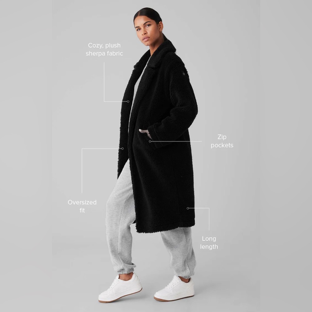 Oversized Sherpa Trench